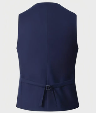 Stijlvol Heren Gilet - Slim Fit voor Bruiloft, Feest of Zakelijk