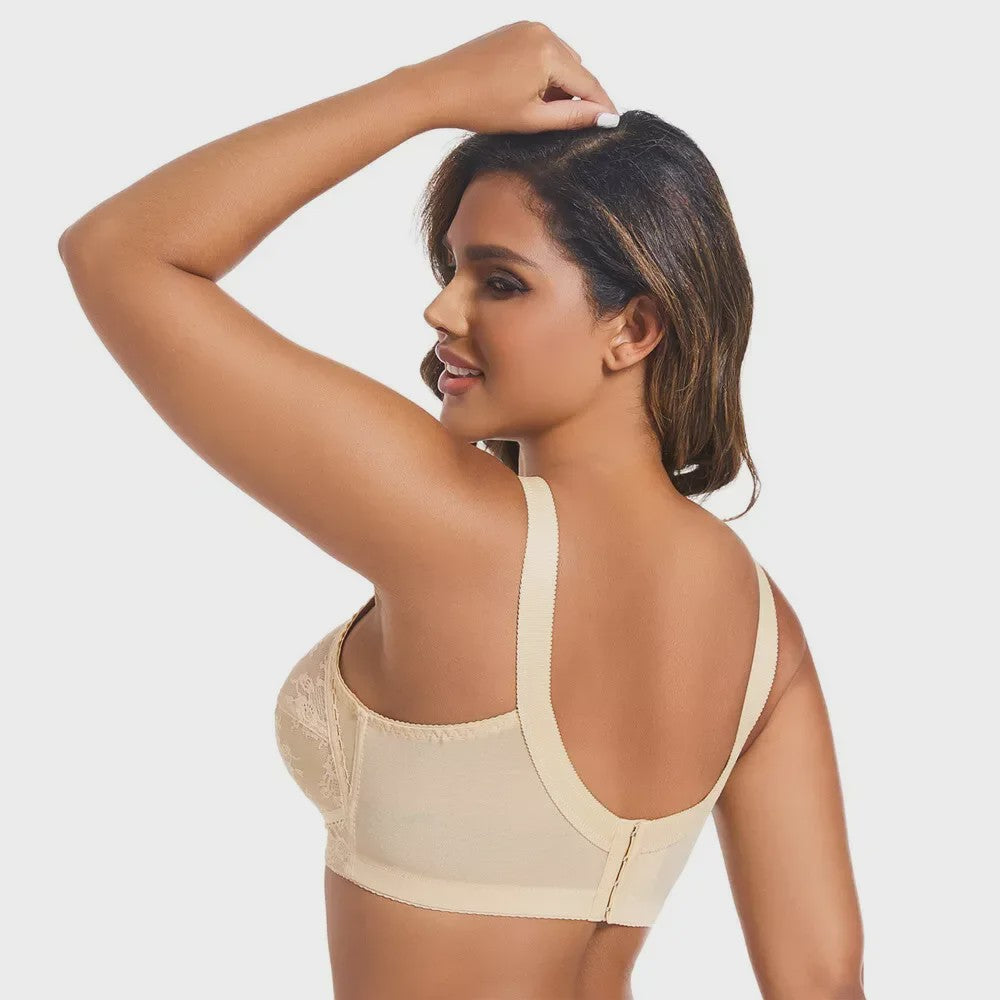 Comfortabele Kant Minimizer BH voor Grote Maten - Volledige Bedekking, Zonder Vulling