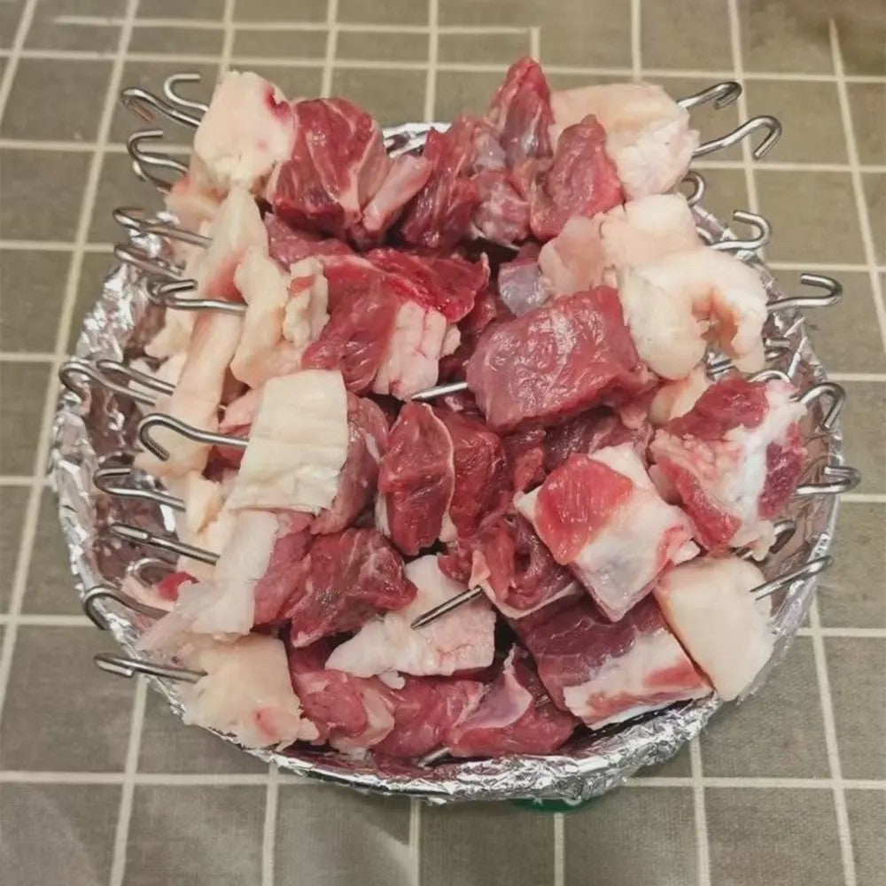 Verticale Grill Racks van Roestvrij Staal - 12/24/49 Spiesjes Houder