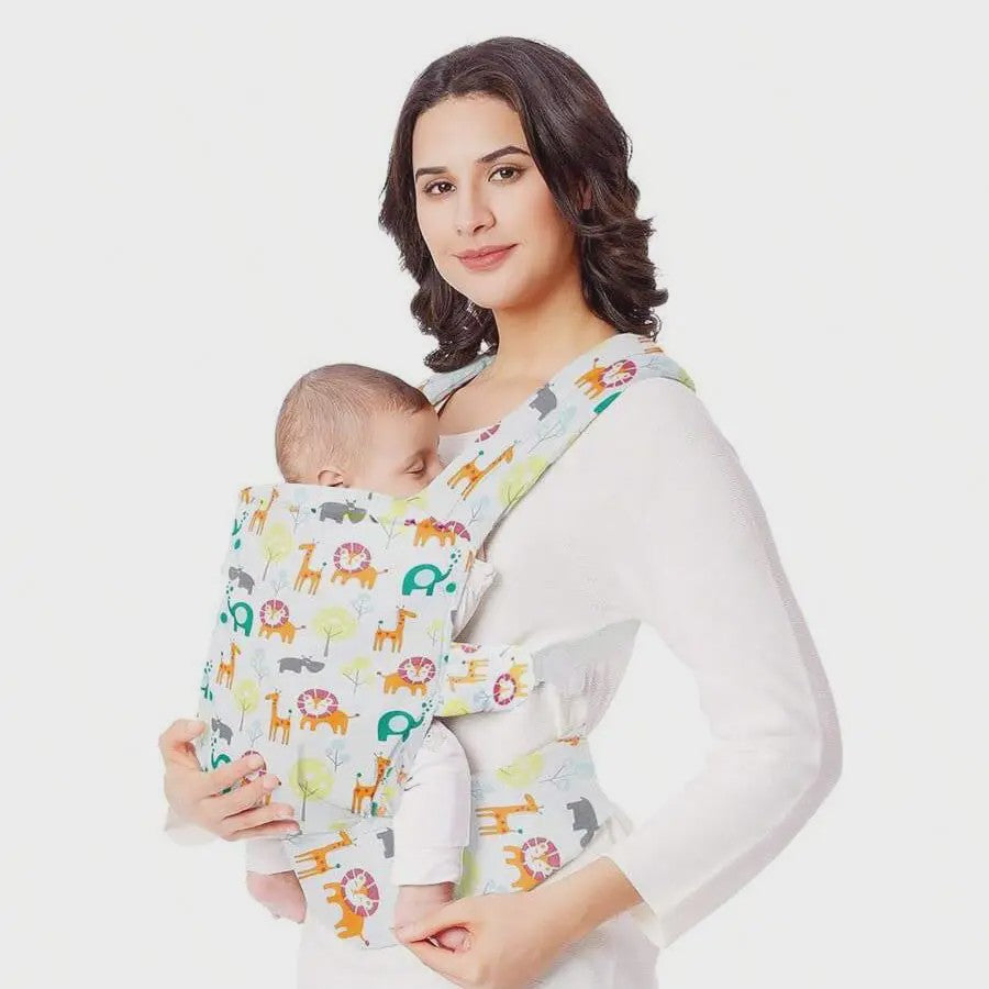 Multifunctionele 4-in-1 Baby Draagzak met Heupzitje - Comfortabel en Ergonomisch