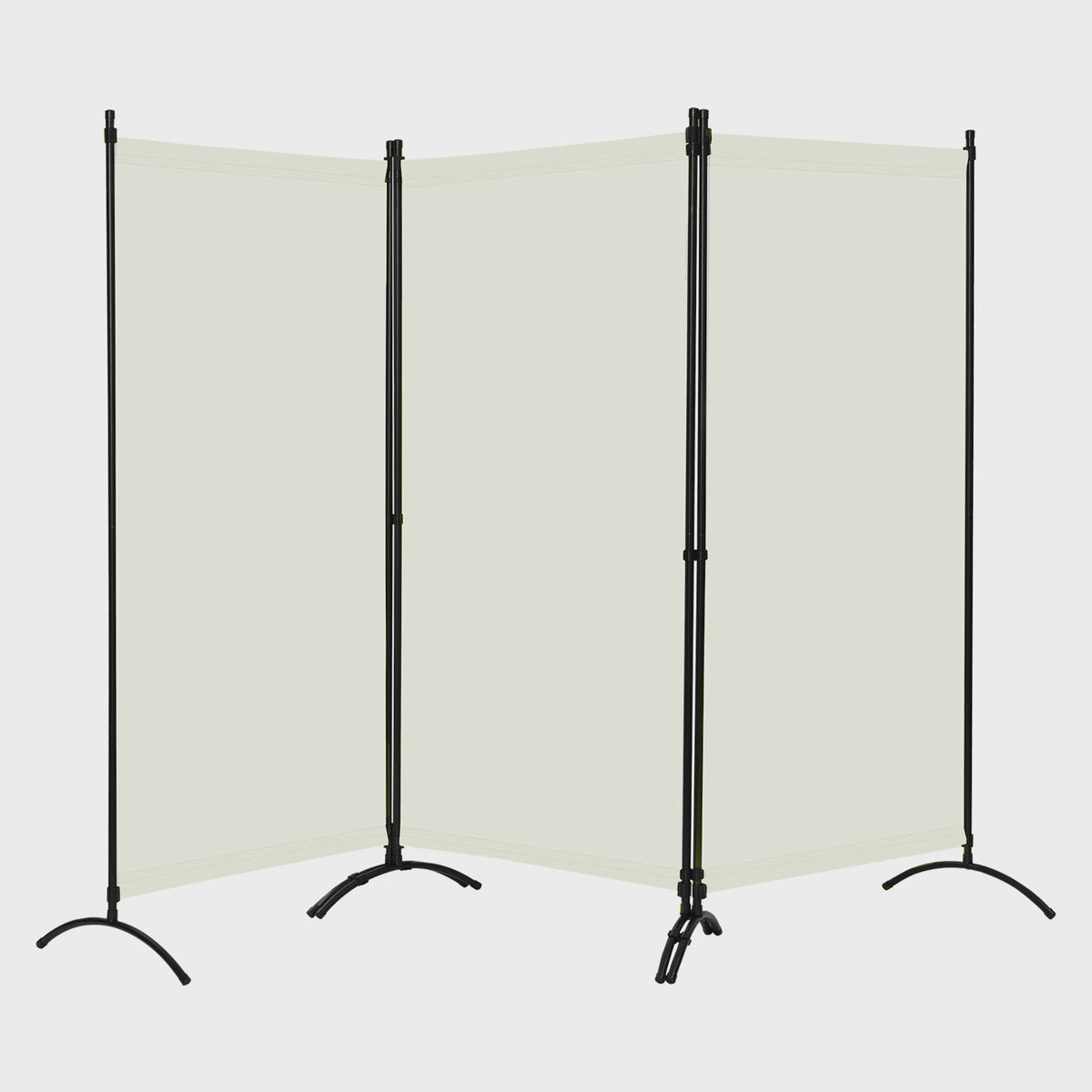 Vrijstaande Tuinafzetting 3 Panelen 255x182cm - Flexibele Afscheiding voor Balkon & Terras