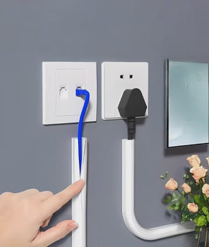Overschilderbare Kabelgoot - Muur Kabel Organizer & Snoer Afdekker (1-10m)