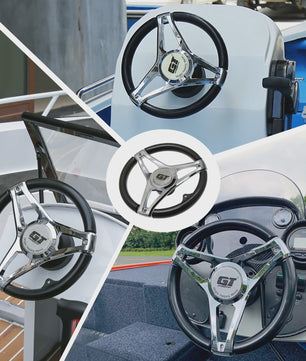 GT Marine Stuurwiel voor Buitenboordmotor - Polyamide & Chroom