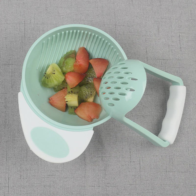 Baby Voedselbereidingsset: Handmatige Puree Maker & Rasp Kom