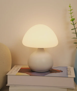 Moderne Mushroom Tafellamp met 3 Kleurinstellingen en Traploos Dimmen - Sfeervolle Huisdecoratie