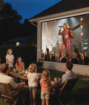 Gemotoriseerd Projectiescherm 120 inch 4:3 4K 1080 HD met Afstandsbediening