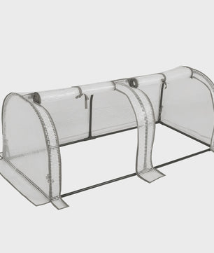 Dubbele Plantenkas Tuinkas met UV-bescherming - 130x60x50cm