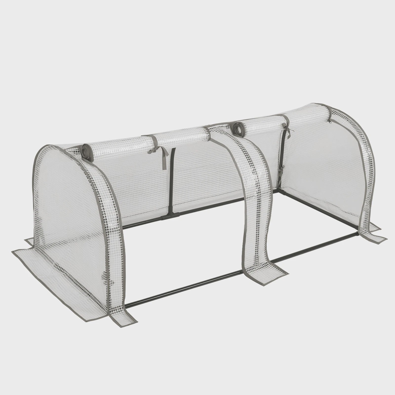 Dubbele Plantenkas Tuinkas met UV-bescherming - 130x60x50cm