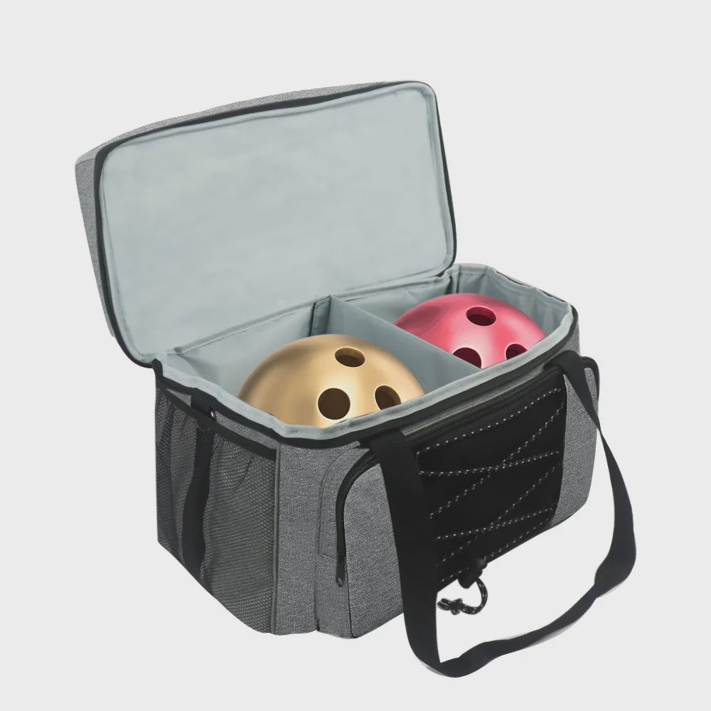 Draagbare Bowlingtas voor 2 Ballen en Schoenen