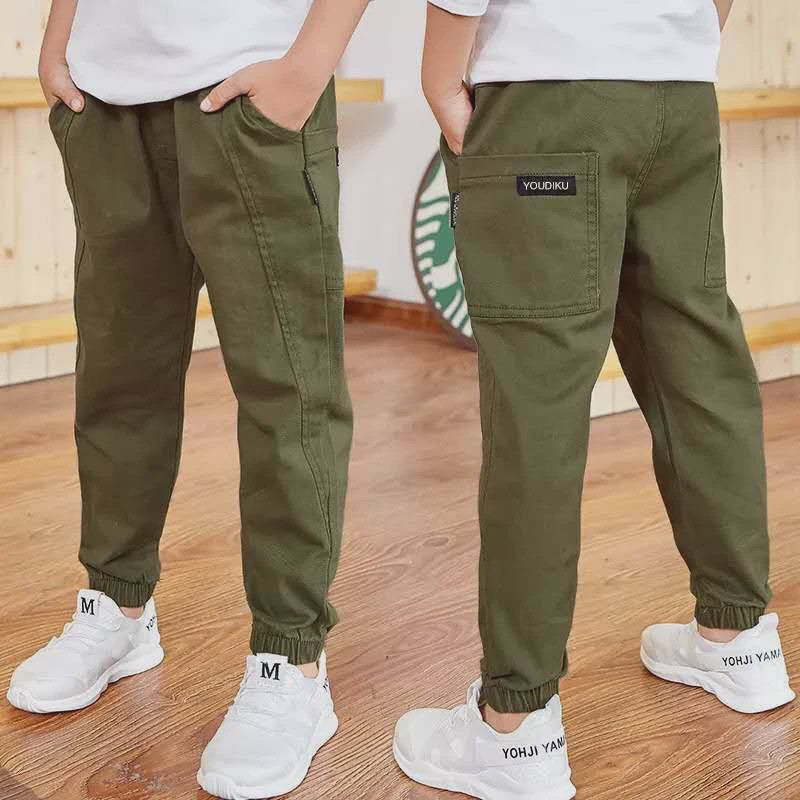 Jongens Broek Katoen Lente Herfst Casual Sport Broek Kinderen 3-13 Jaar