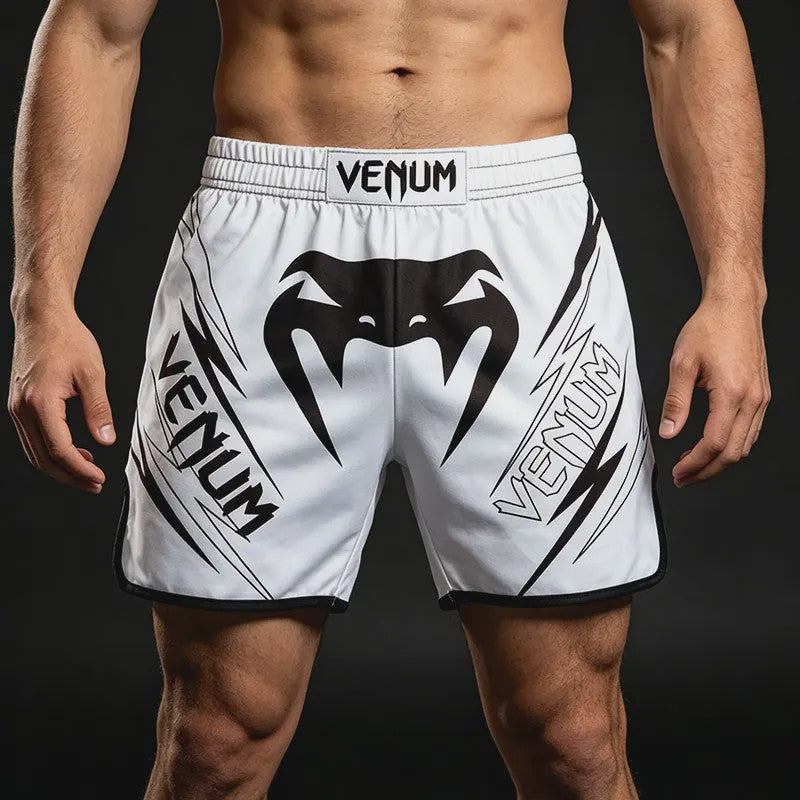Herensportbroek 3D Print Sneldrogend Ademend MMA Trainingsbroek