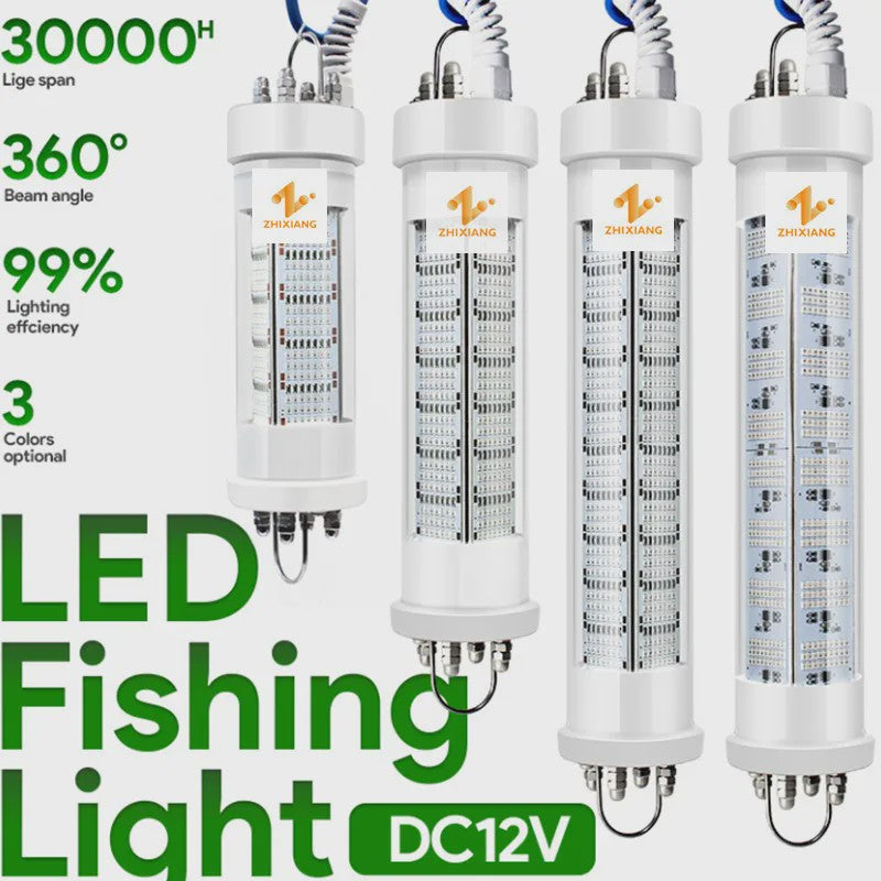 Krachtige 850W LED Onderwater Vis Lure Lamp - 12V/24V - IP68 Waterdicht