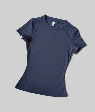 Seamless Sport Top Dames Korte Mouw - Yoga, Fitness & Running