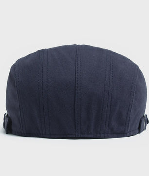 Klassieke Heren Baret - Stijlvolle Vintage Katoenen Pet met Vizier