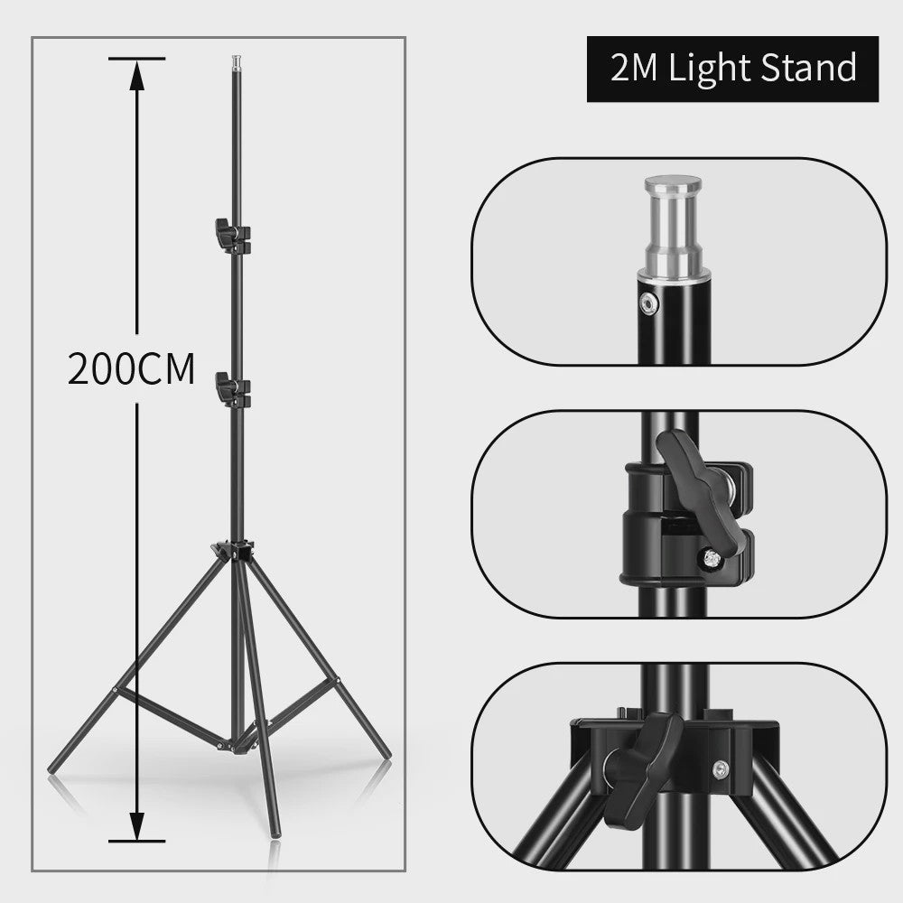 Professionele Softbox Verlichting Set 50x70cm voor Fotografie & Video (LED Bi-Color)