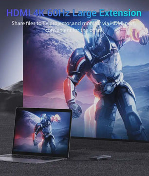 BlitzWolf BW-NEW TH8 10-in-1 USB-C Hub: 4K 60Hz, PD 100W, Gigabit Ethernet, SD/TF & USB 3.0