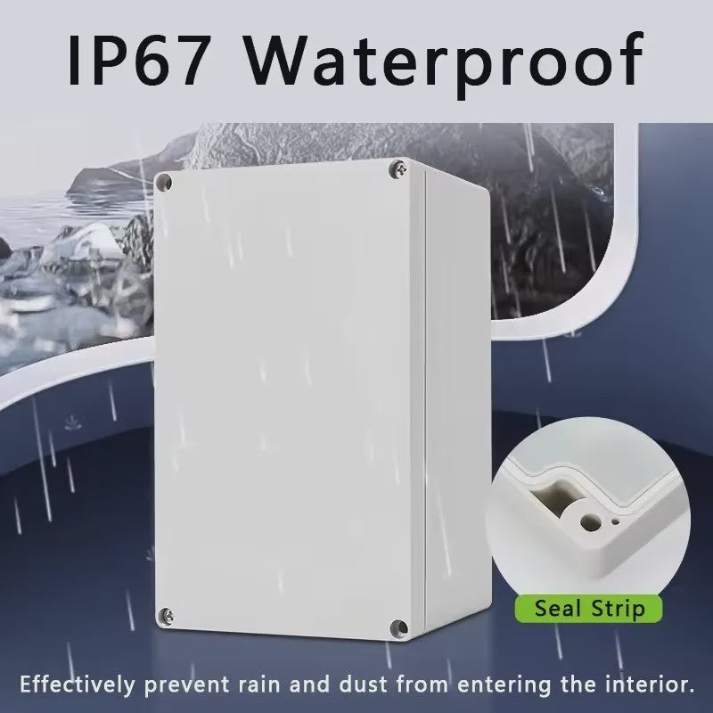 Waterdichte Kunststof Projectbehuizing IP66 - Robuuste Elektronica Behuizing voor Buiten