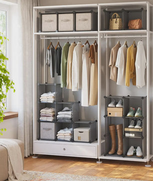 SONGMICS Modulair Schoenenrek - DIY Kubus Opbergsysteem