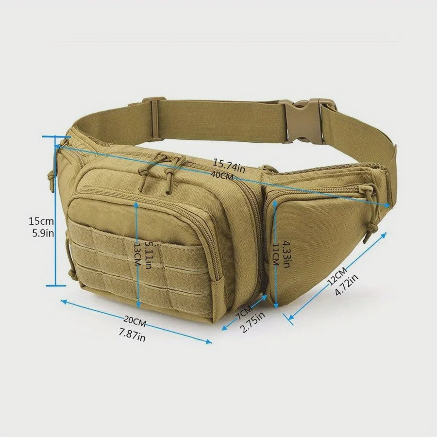 Tactische Heuptas - Militair Nylon Bum Bag voor Heren | Outdoor & Sport