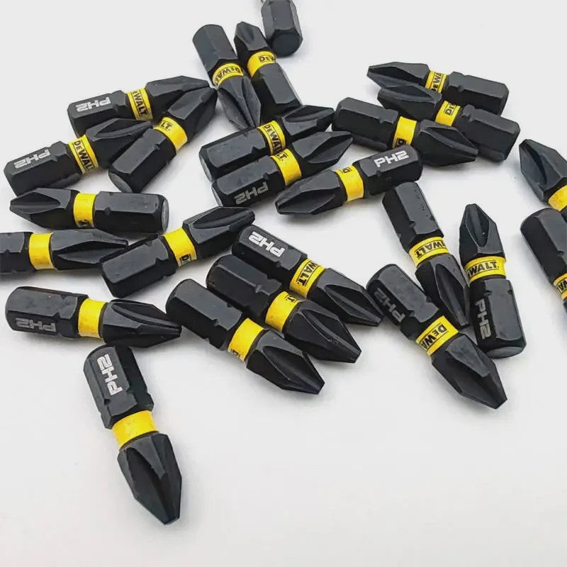 DEWALT PH2 Impact Bits Set - 25mm Schroefbits voor Elektrische Schroefmachines en Boormachines