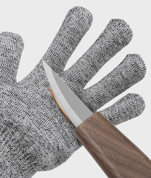 Professionele Houtsnijset met 6 Gereedschappen en Snijbestendige Handschoenen - Ideaal voor DIY Houtbewerking