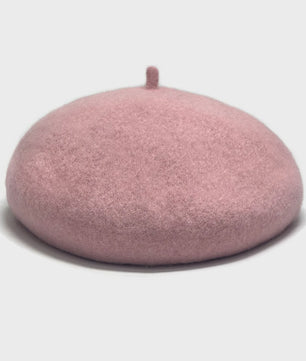 Dames Baret Hoed - Vintage Wol Baret Cap voor Herfst & Winter