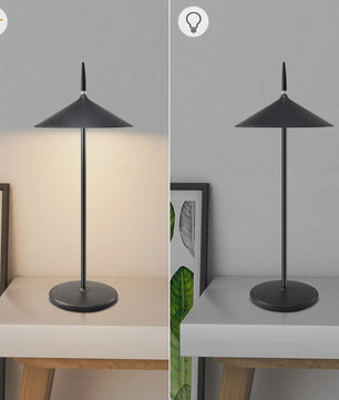 Draadloze LED Tafellamp Oplaadbaar met USB-C, Dimbaar & Waterdicht (IP44)