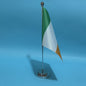 Ierse Bureauvlag 14x21cm - Polyester Vlag van Ierland voor Bureau Decoratie