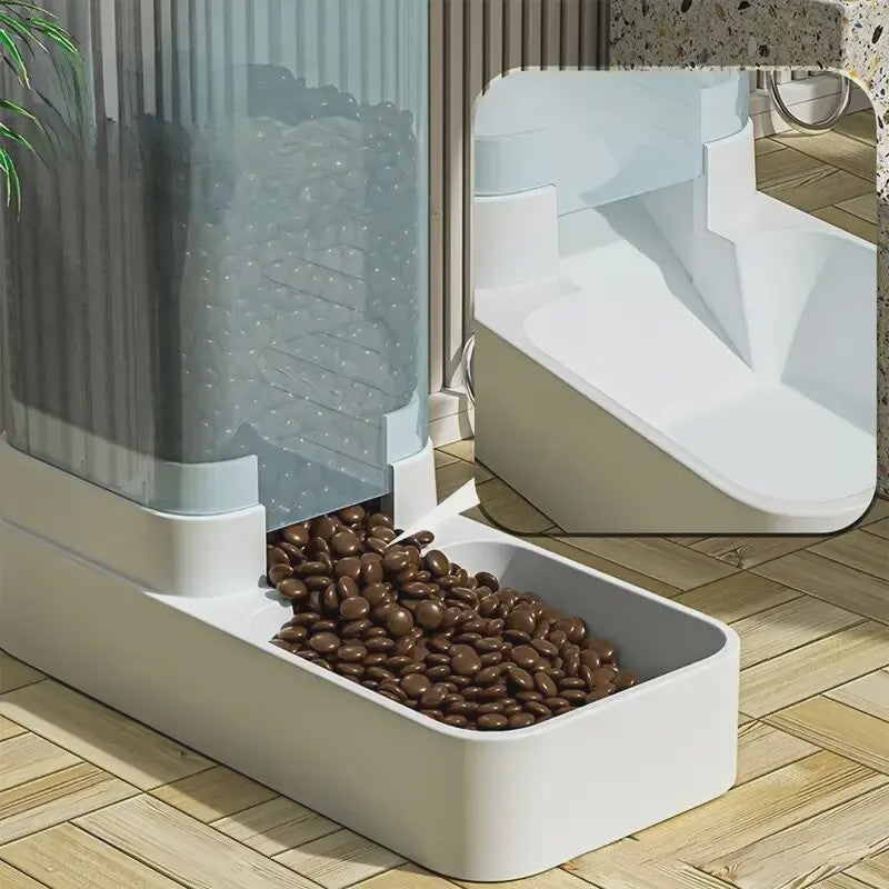 Automatische Hond Voerbak en Waterdispenser Set - Zwaartekracht Voedselsysteem