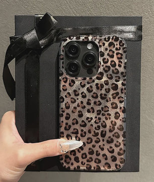 Transparant Leopard Print Hoesje voor Diverse iPhone Modellen - Schokbestendig Siliconen Cover