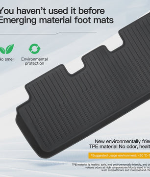 YZ Vloermatten Set voor Tesla Model Y & Model 3 (2021-2026) - TPE Waterdicht & Antislip