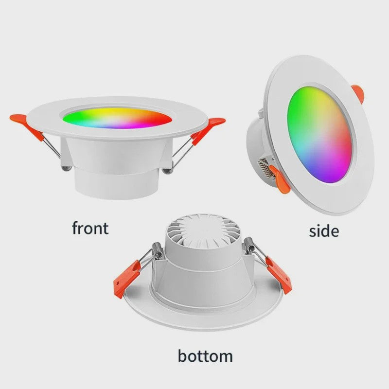 Slimme LED Inbouwspot: Dimbaar & Kleurtemperatuur Instelbaar (3000K-6000K) voor Huis & Kantoor