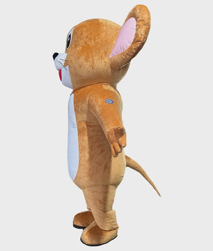 Opblaasbaar Mascot Kostuum Set: Ezel, Muis, Kat & Vos - Feest, Halloween, Cosplay