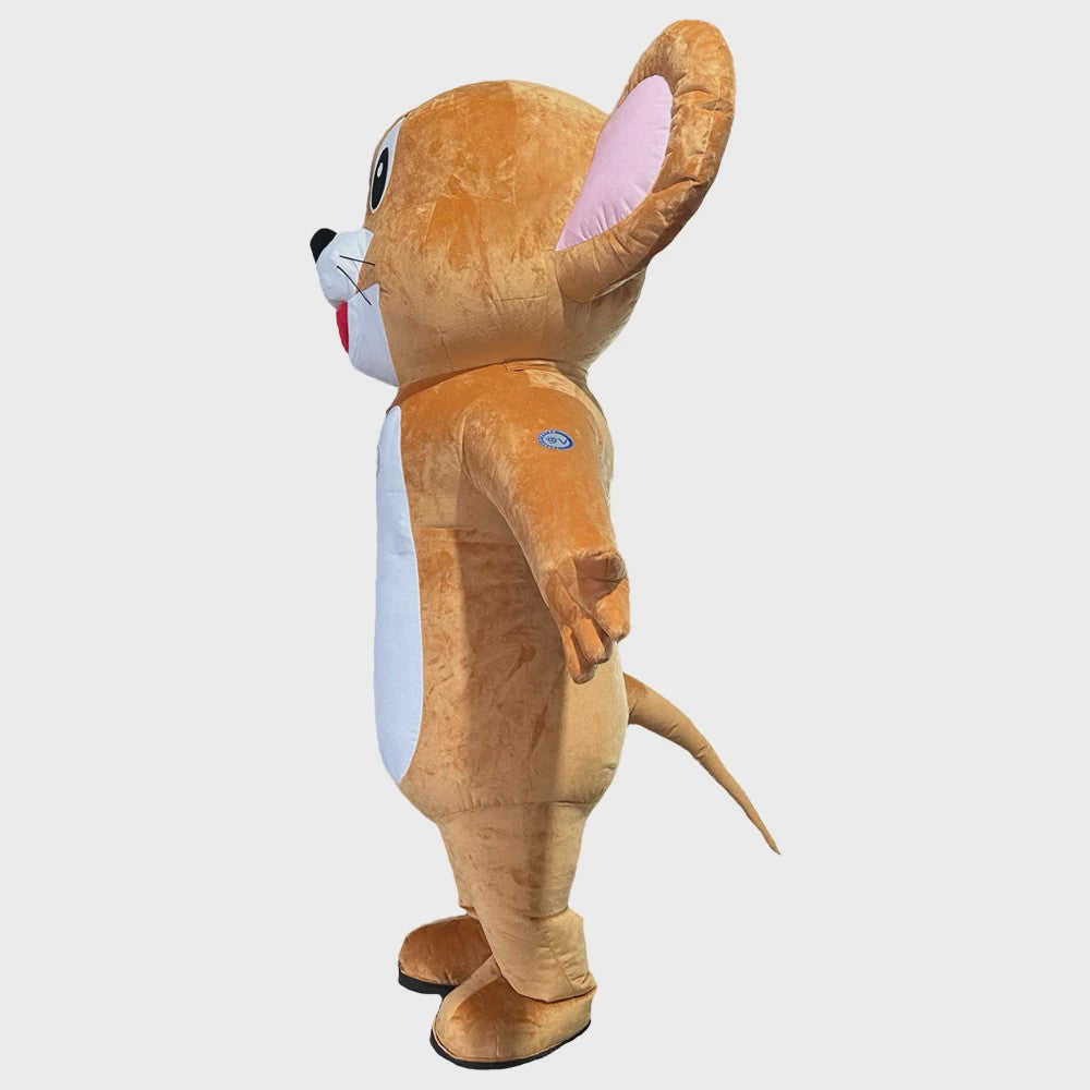 Opblaasbaar Mascot Kostuum Set: Ezel, Muis, Kat & Vos - Feest, Halloween, Cosplay