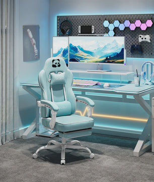 Ergonomische Gaming Stoel met Voetensteun - Verstelbaar en Comfortabel