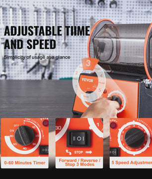 Professionele Rotary Tumbler Polijstmachine voor Sieraden & DIY - 3kg/5kg Capaciteit