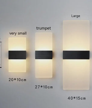 Moderne LED Wandlamp Aluminium & Mat Acryl - Hotel Corridor, Slaapkamer