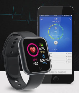 Smartwatch Y68 D20: Multifunctioneel met Bluetooth, Fitness Tracking & Slaapmonitor