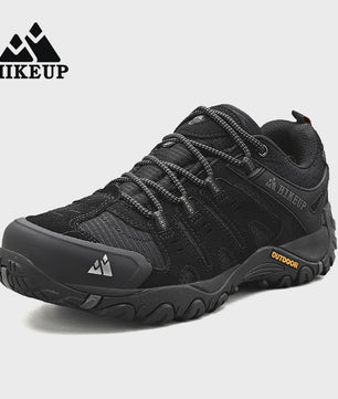 HIKEUP Heren Wandelschoenen - Suede Leer, Outdoor & Slijtvast