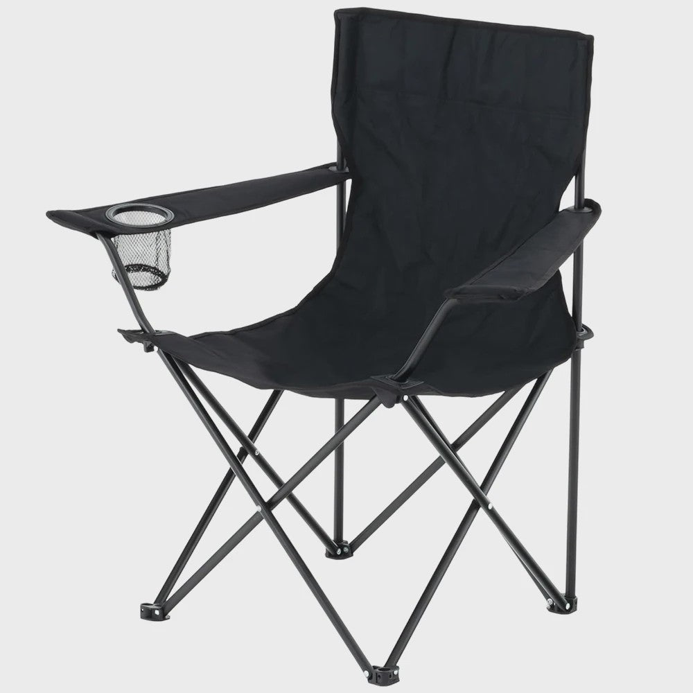 Opvouwbare Campingstoel met Bekerhouder en Draagtas - Lichtgewicht & Duurzaam