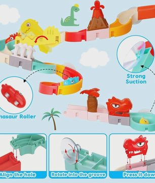DIY Waterbaan Bad Speelgoed - Bouwbare Muurbaan met Spray voor Kinderen