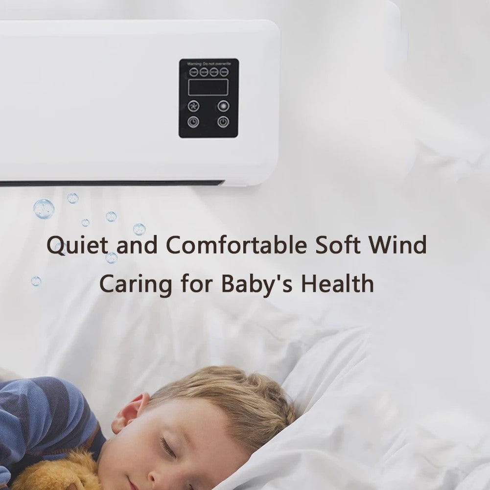 Mini Airco & Verwarming Wandmodel - Draagbaar Koelen & Verwarmen voor Elke Ruimte