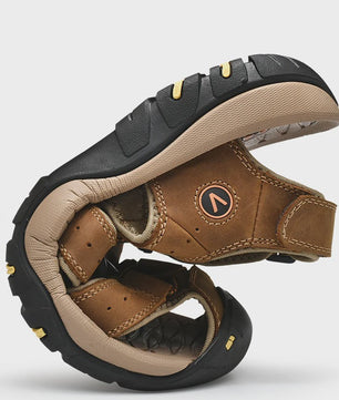 Leren Heren Sandalen - Comfortabele Zomer Schoenen voor Strand en Casual Gebruik (Maat 38-48)