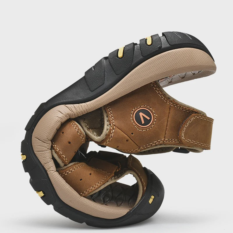 Leren Heren Sandalen - Comfortabele Zomer Schoenen voor Strand en Casual Gebruik (Maat 38-48)