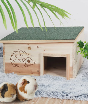 Houten Egelhuisje - Veilige Schuilplaats & Nestkast voor Kleine Dieren