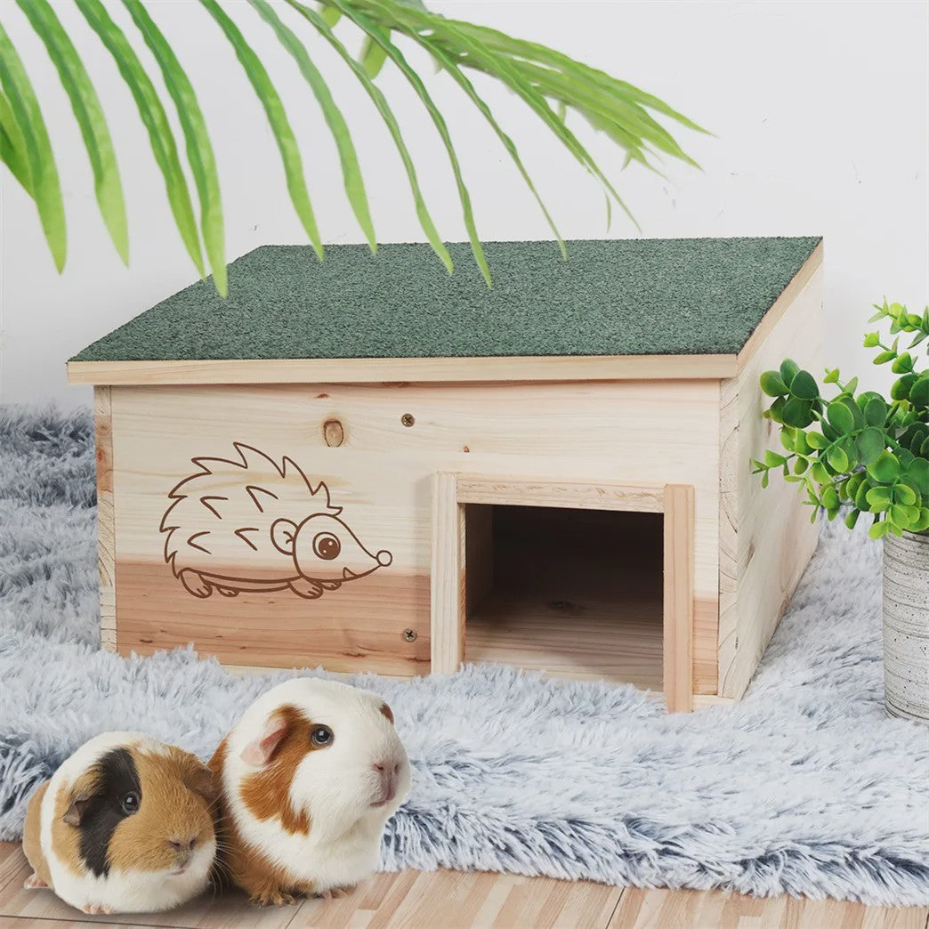 Houten Egelhuisje - Veilige Schuilplaats & Nestkast voor Kleine Dieren
