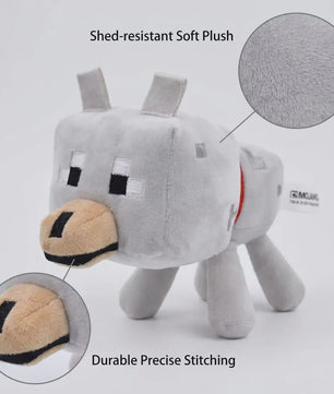 Pluche Wolf Knuffel 20cm - Zacht & Duurzaam Speelgoed voor Kinderen