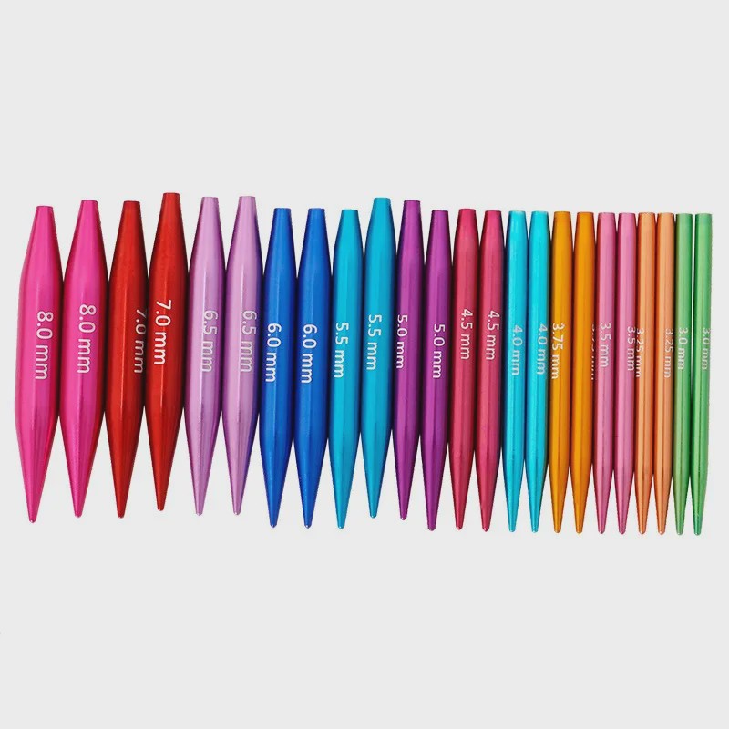 Set Verwisselbare Breinaalden Rond 5.5cm Aluminium - Complete Naaiset voor Truien en Kleding