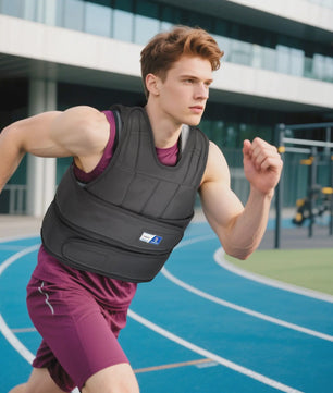 Verstelbaar Trainingsvest met 20kg Verwijderbaar Gewicht voor Intensieve Training