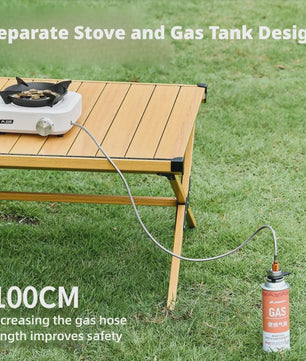 Krachtige 10000W Split-Type Campingbrander - Draagbaar & Winddicht voor Buiten BBQ